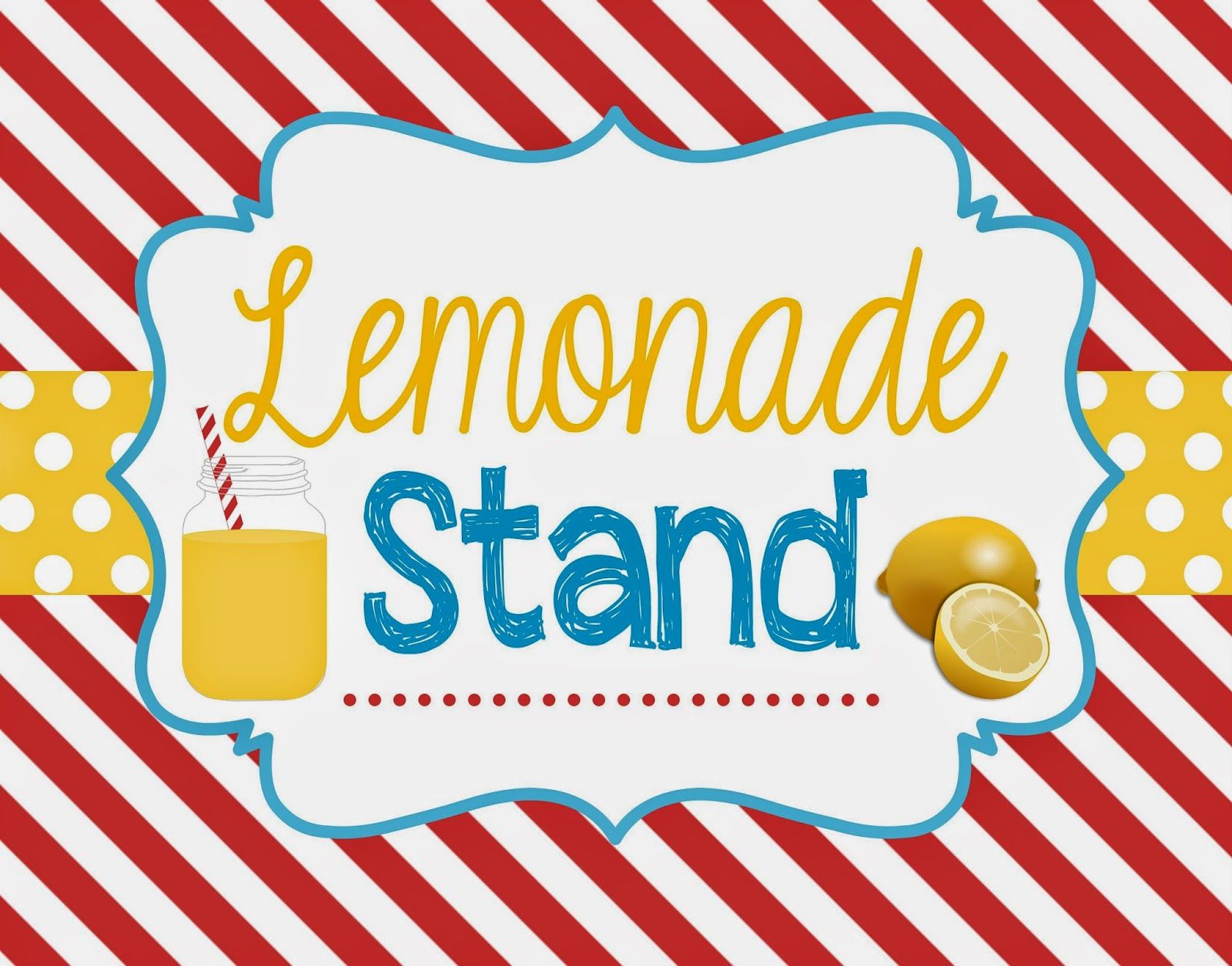 Lemonade Stand Fundraiser 🍋🍋🍋