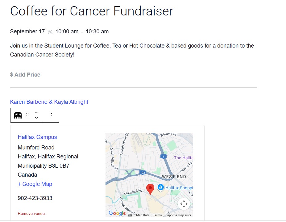 Coffee for Cancer Fundraiser